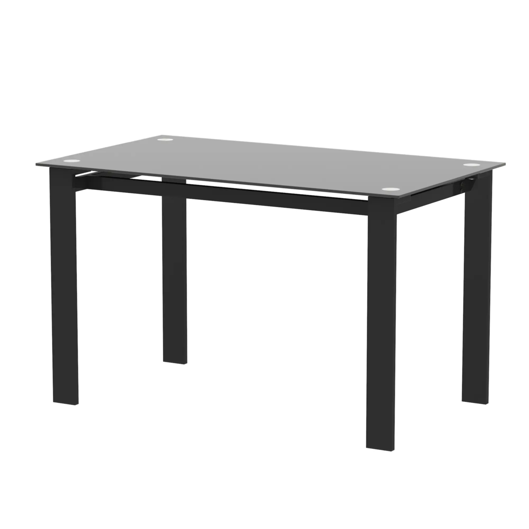 Multi-function Black Glass Dining Table
