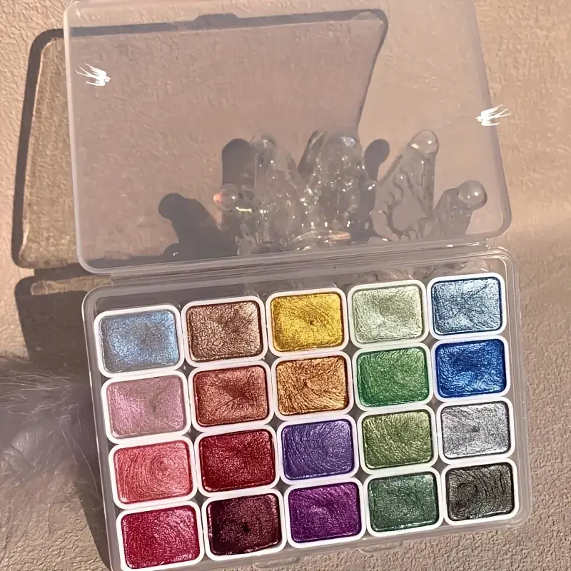 20 Color Watercolor XinQingFeng Pigment Set for Traditional Chinese Painting, Tangka Calligraphy, Color Painting, Art Craft Supplies, Art Supply, Art Drawing Supplies, Art Materials