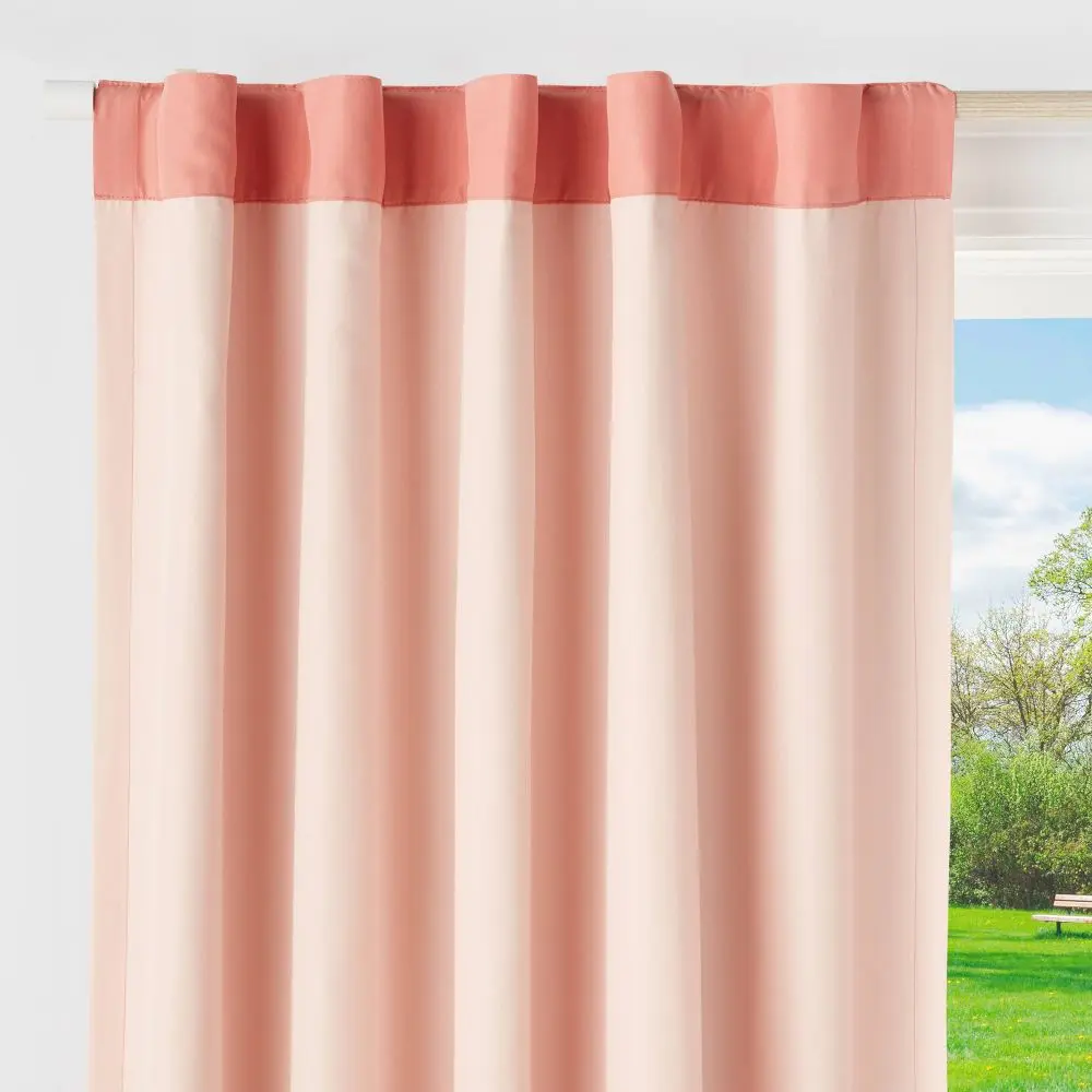 Tonal Window Kids' out Window Curtain Panel - Pillowfort