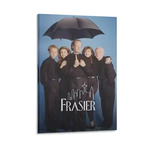 Frasier Television Sitcom Funny Poster Canvas Poster Bedroom Decor Sports Landscape Office Room Decor Gift Frames Ornaments Wall Decoration Artistic Print