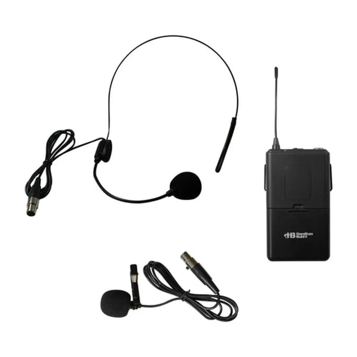 HamiltonBuhl Venu100A-BP918 918.7 MHZ Frequency Belt Pack with Lapel Mic & Head Worn Mic for Venu100A
