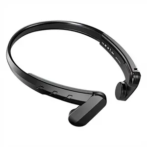Bone-Conducting Open-Ear Headphones, Bluetooth 5.2 Wireless Stereo Headset, USB-Charging Sweatproof for Running, Cycling, Athletes, Smartphone-Connected Multi-Platform Headphones Compatible with PC & Laptop, Electronic Devices