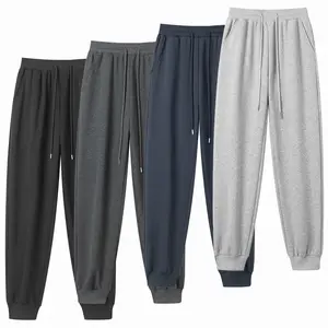 Men's Drawstring Beam Feet Sports Pants, Fashionable Sports & Casual Style, with Pockets, Athletic Sweatpants, Suitable for Outdoor Sports in Spring and Autumn
