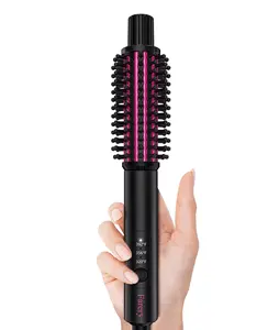 Farery 1 Inch Mini Thermal Brush, 3 Temperature Adjustable, Dual Voltage