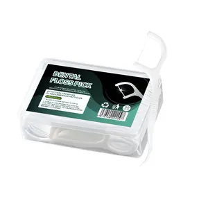 50 Pcs Dental Floss Picks Sticks, Interdental Flosser, Oral Care Disposable Toothpicks, Teeth Cleaning Stick, Dental Hygiene Tool for Daily Use, Dental Cleaning Kit