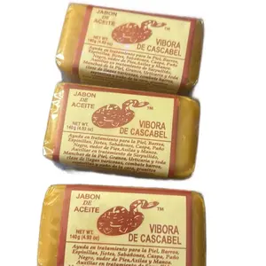 Original Jabon de aceite de vibora de cascabel (140g) jabon para la cara y todo el cuerpo- Ayuda a eliminar el acne y paño/Rattlesnake soap (1) 300+ bought in past mo