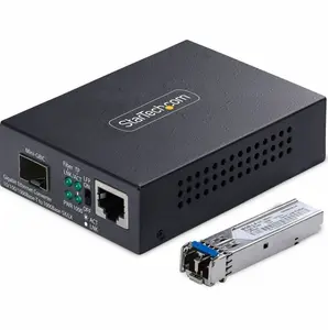 Startech MCM1110SMLC40 Gigabit Ethernet Copper-to-Fiber Media Converter