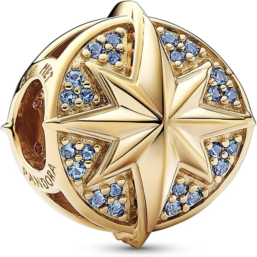Pandora Marvel Captain Marvel Insignia Charm 762744C01