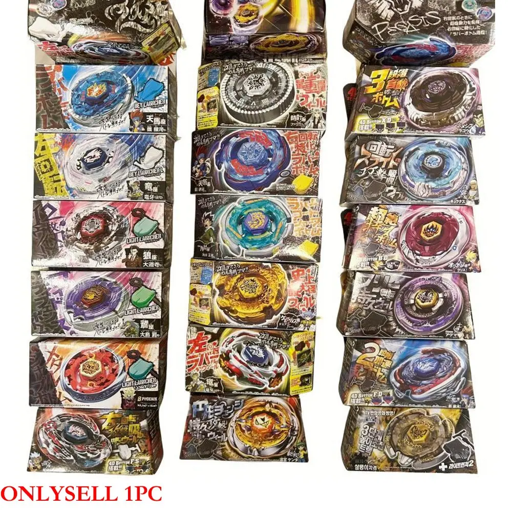 Classic Metal Constellation Gyroscope, Battle Spinning Tops, Finger Spinning Top, Original Box, BB28 BB43 BB88 BB104 BB105 BB108 BB80, Dragon Pegasus Rock Leone