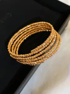 Women's Silver Color Bracelet, Exquisite Trendy Bracelet, Five-Layer Open Design, Casual Daily Wear Jewelry Accessory, Elegant Gift Idea for Women & Girls