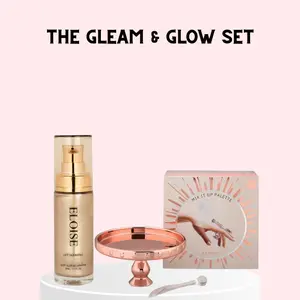 The Gleam & Glow Set – Face, Body & Hand Palette Bundle