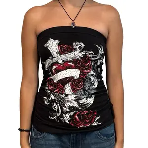 Want U 2 Love Me Tube Top - Cotton
