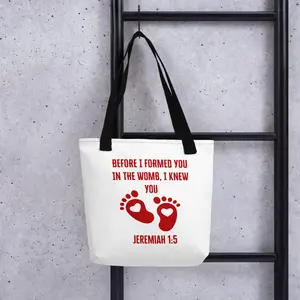 Jeremiah 1:5 Tote bag