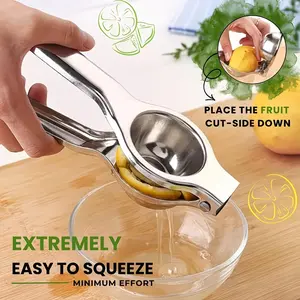 Stainless Steel Manual Juicer, Home Lemon Watermelon Fruit Press, Multi-Function Citrus Juice Maker, Small Kitchen Tool, Family Restaurant Tea Shop