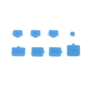8PCS Dust Plug Set for Switch 2 Dock, Silicone Protective Cover for Nintendo Switch 2 Console, Multi-Color Options