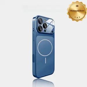 Premium Feel Instantly Transforms into IP17Air Matte Compatible with IP16 Pro Max Phone Case Magnetic 15 Pro Full Coverage 14/13 Ultra-thin Protection Protective Case for iPhone with Strong Magnetic Suction Function and Ultra-thin Design