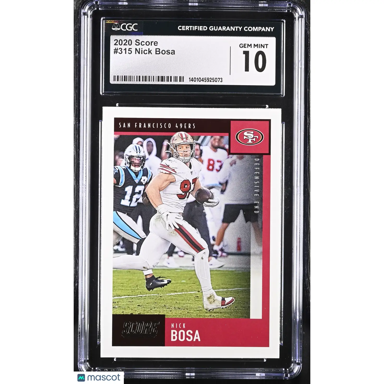Nick Bosa CGC 2020 Score #315 Football 10