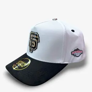 High-Quality Adjustable San Francisco City Style SnapBack Cap with Suede Visor, Collegiate Style Hat, Collegiate Style Hats