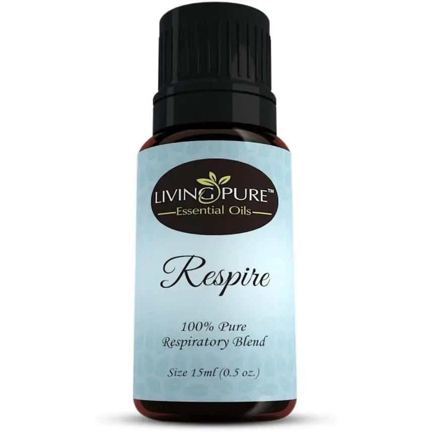 100% Organic Respiratory Essential Oil & Sinus Relief Blend - Breathe Easy with Nature’s Best