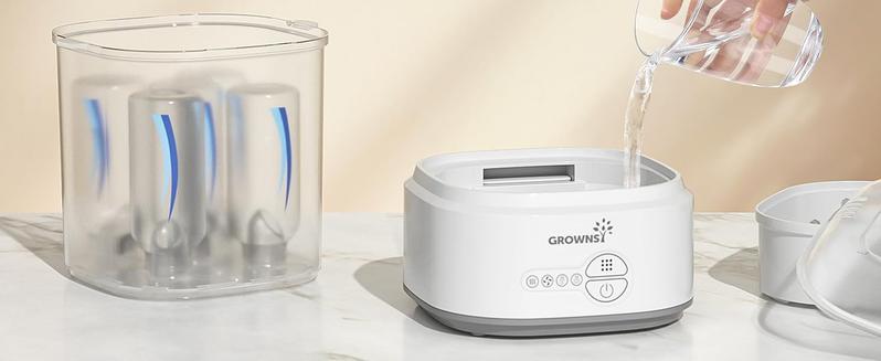 Grownsy Bottle Sterilizer and Dryer, Compact Electric Steam Baby Bottle Sterilizer, Bottle Sanitizer for Baby Bottles, Pacifiers, Pump Parts,Baby Product bottle washer./916 Grownsy Bottle Sterilizer and Dryer, Compact Electric Steam Baby Bottle Sterilizer, Bottle Sanitizer for Baby Bottles, Pacifiers, Pump Parts,Baby Product bottle washer./916