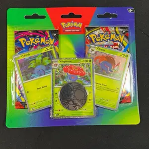 Pokémon Phantasmal Flames Mega Evolution 2 Pack Blister & Promos Featuring Oddish Vileplume & Gloom Cards - LIVE RIP