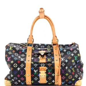 Pre-owned Louis Vuitton Canvas Coated Travel Bags Keepall Bag Monogram Multicolor 45 by Rebag