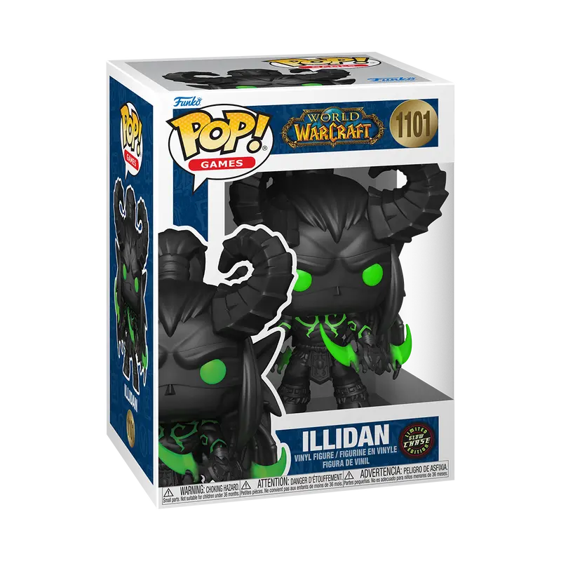 Funko Pop! World of Warcraft - Illidan (Glow) (Chase) #1101 Collectible Pop Vinyl Figure