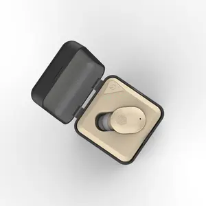 Rechargeable Hearing Aids with Charging Case, In-Ear Design for Seniors, Soft Silicone Ear Tips for Comfortable Listening