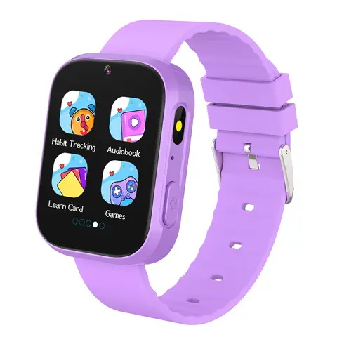 BIGGERFIVE Smart Watch for Kids Girls with 20+ Puzzle Games, Camera, Music Player, Pedometer, HD Touch Screen, Alarm Clock, Audiobook, Flashlight, Kids Birthday Gifts Educational Toys for Ages 4-12