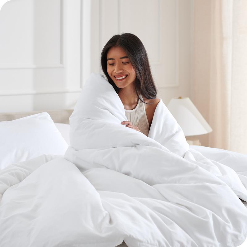 Bare Home Microfiber Duvet Cover & Sham Set - Soft, Lightweight, Breathable, Machine Washable