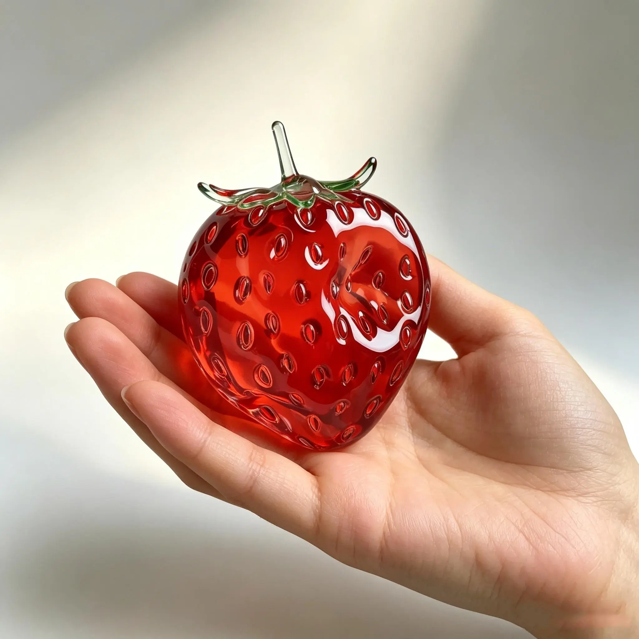 Red 7cm Soft Moldable Strawberry Phone Charm, Fruit‑Style Phone Case Accessory, Soft TPR Decorative Pendant, Tactile Squeeze Ornament, Compact Selfie Accessory, Party Giveaway, Portable Pack Included