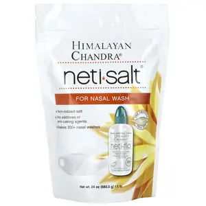 Himalayan Chandra Neti Salt®, For Nasal Wash, 24 oz (680.3 g) | HSA/FSA Eligible