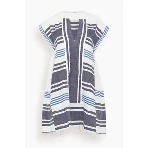 Elina Caftan in Marina Blue