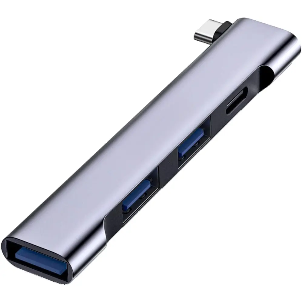 USB C Hub for Laptop, Portable USB C Splitter Multiport Adapter with Type-C  Port and USB 3.0 Port for MacBook Pro/Air, Surface Pro, Keyboard, Flash Drive (USB C Hub with  Port)