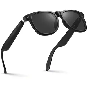 Glasses-Blue Light Glasses for Men and Women-Open Ear Sound Mic & Speakers Voice Assistant-Remote Control Photo Taking