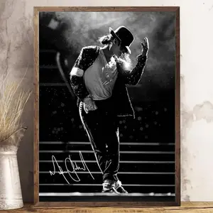 Michael Jackson Performing Poster Live Dance Stage Wall Art Music Print