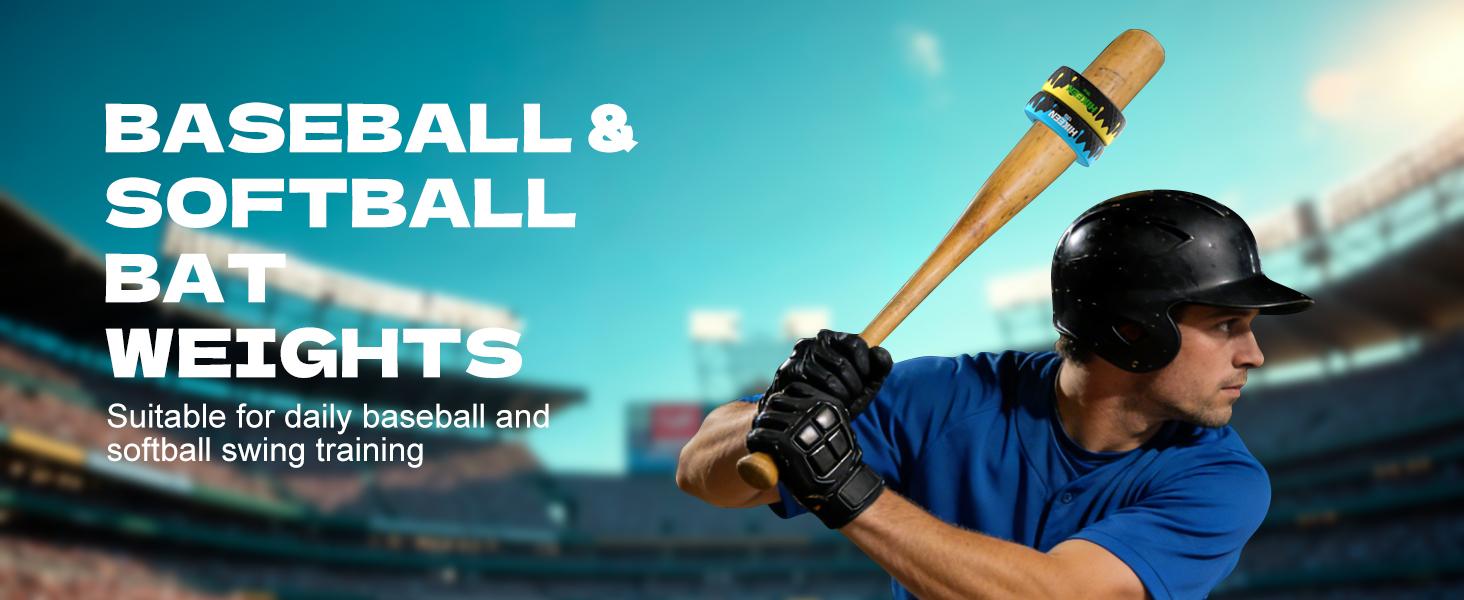 Hikeen Baseball and Softball Bat Weights - 12oz & 16oz Baseball Drip Bat Donut for Swing Training , Fits Most Youth and Adult Bat