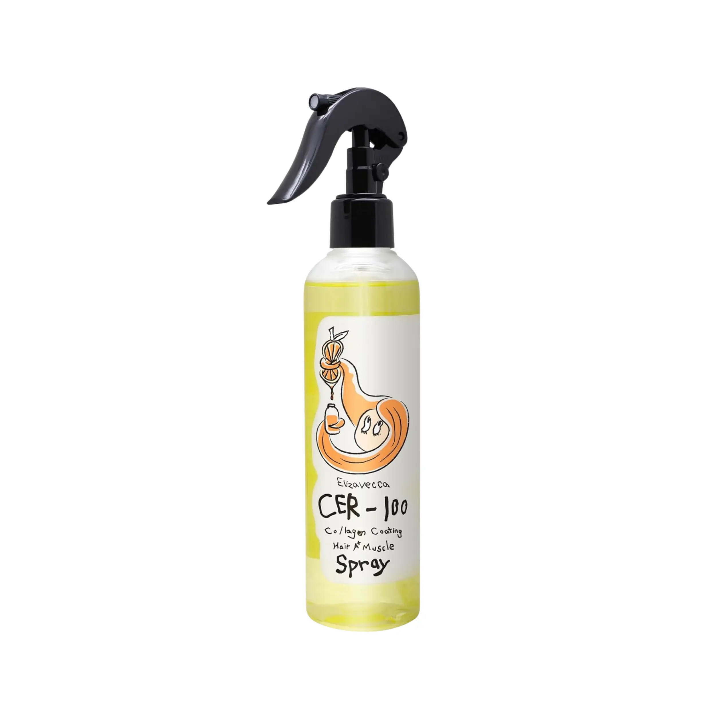 [Elizavecca] CER-100 Collagen Coating Hair A+ Muscle Spray 250ml - Soften each hair, Moisturize with fruit & flower extracts, After shampooing, Even during a break, Even while working, Argan Kernel Oil