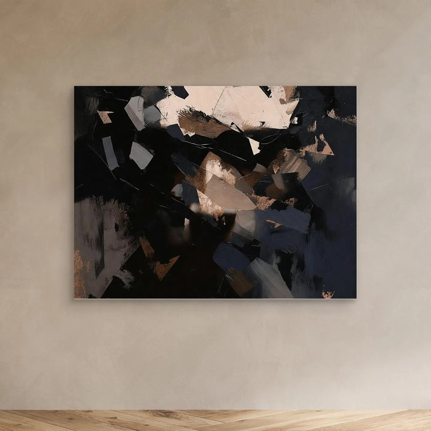 Shadow Presence – Abstract Faces Wall Art