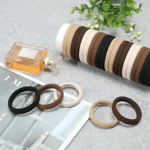 20 pieces of headbands without damage - elastic headband, rubber band for thick and curly hair, ponytail holder