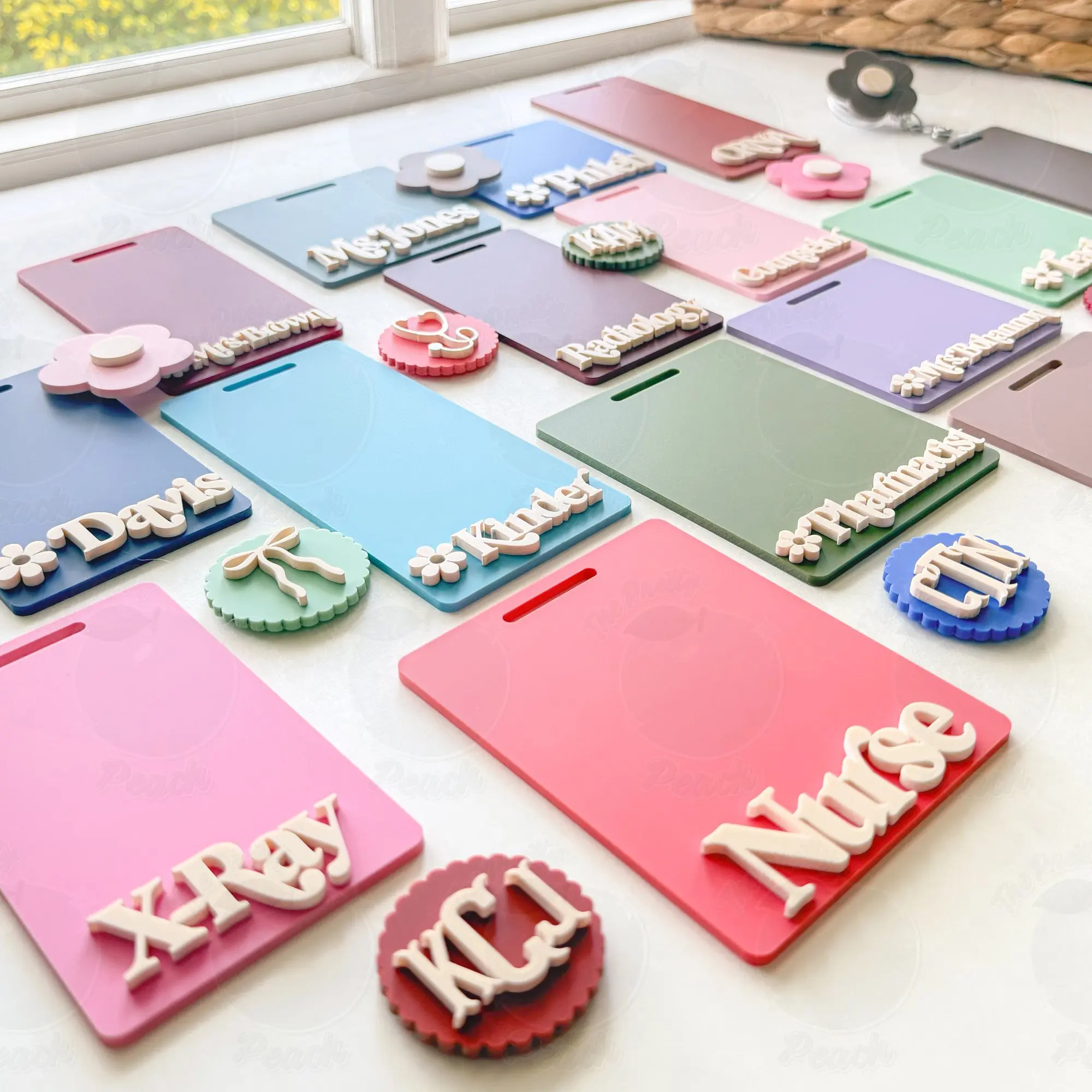 Matte Badge Buddy + Reel Charm Combo (Badge Size V+)