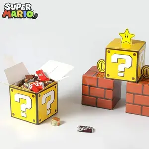 Super Theme Partys Candy Box Game Prop Brick Image Decorative Items Exquisite Gift Box Children Birthday Party Supplies