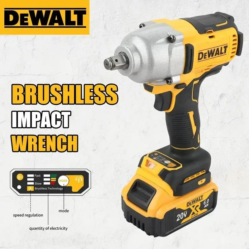 DEWALT Power Tools DCF900 Impact Wrench 1/2" Inch High Torque With Hog Ring Anvil 20V Brushless Cordless