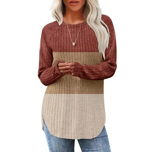 Color Block(caramel apricot)