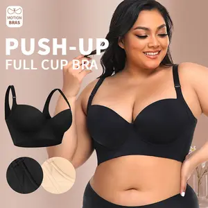 Back Smoothing Bra Push Up Bra Hide Back Fat No Underwear Simple Full Coverage Comfort Seamless Bra Breathable Bra Womenswear Lady