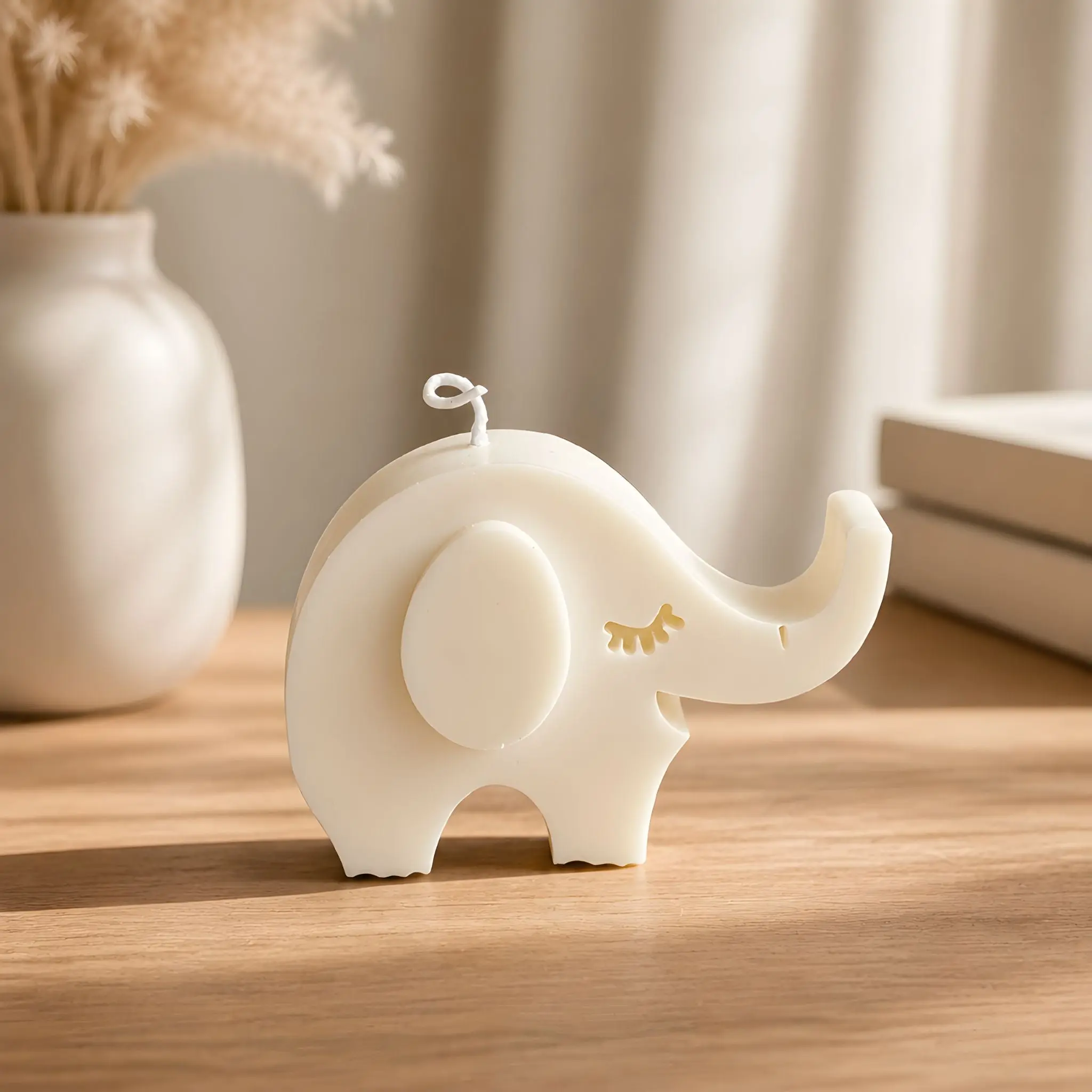 Cute Elephant Candle