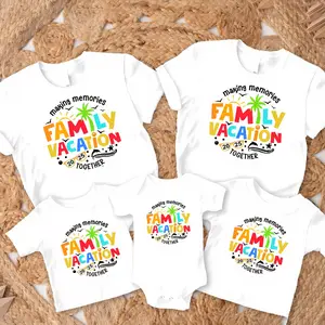 Family Vacation 2025 Making Memories Together Shirt, Custom Family Shirts, Family Matching Tees, Summer Vacation T-shirts, Family Vacation Shirts Flash Sale T-Shirt Trio