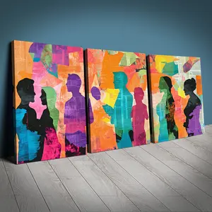 Luxury Wall Art Prints Set, 30x40 Cm (11.81 X 15.74 Inches) X 3 Pieces, Home Living Room Coffee Shop Office Decor, High-Quality Print