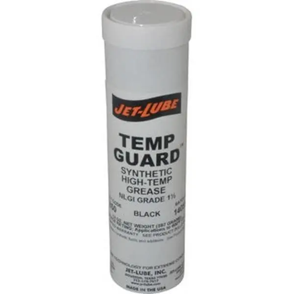 Jet-Lube 14 oz Cartridge Graphite High-Temperature Grease - Black, NLGI 1-1/2, 600°F Max Temp, for Cycling & Outdoor Recreation Equipment