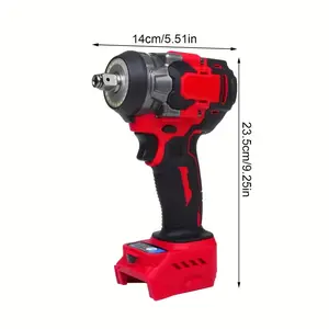 Cordless impact wrench for 20V batteries, 450 N·m (328.5 ft‑lb), brushless motor, 1/2‑inch impact wrench, multi‑level adjustment, suitable for cars, garages, and home use, available as bare unit or kit